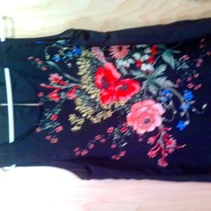 Floral tank top